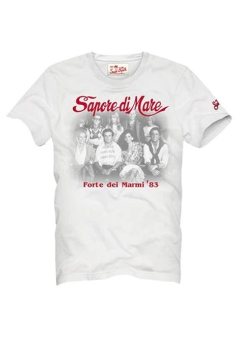 T-shirt mc2 saint barth portofino sapore di mare bianca MC2 SAINT BARTH | T-shirt | TSHIRTMAN05590H01N